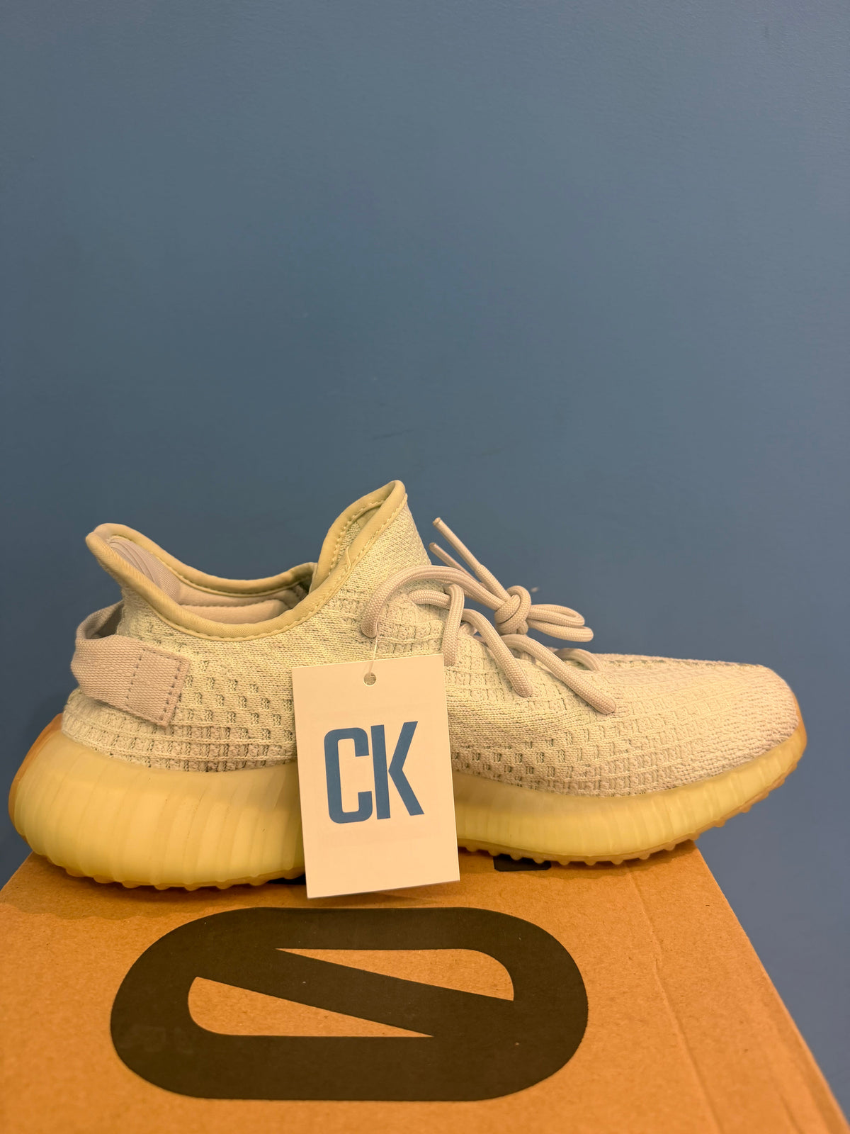 Yeezy 350 - Hyperspace - product photo shown in the listing for this item.