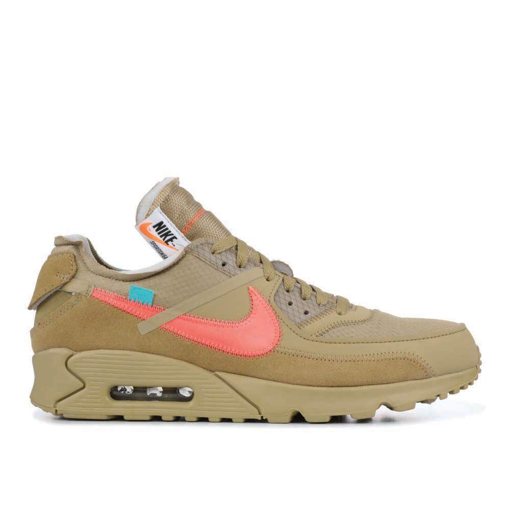 Nike Off-White x Air Max 90 'Desert Ore' Footwear - product image from the listing.