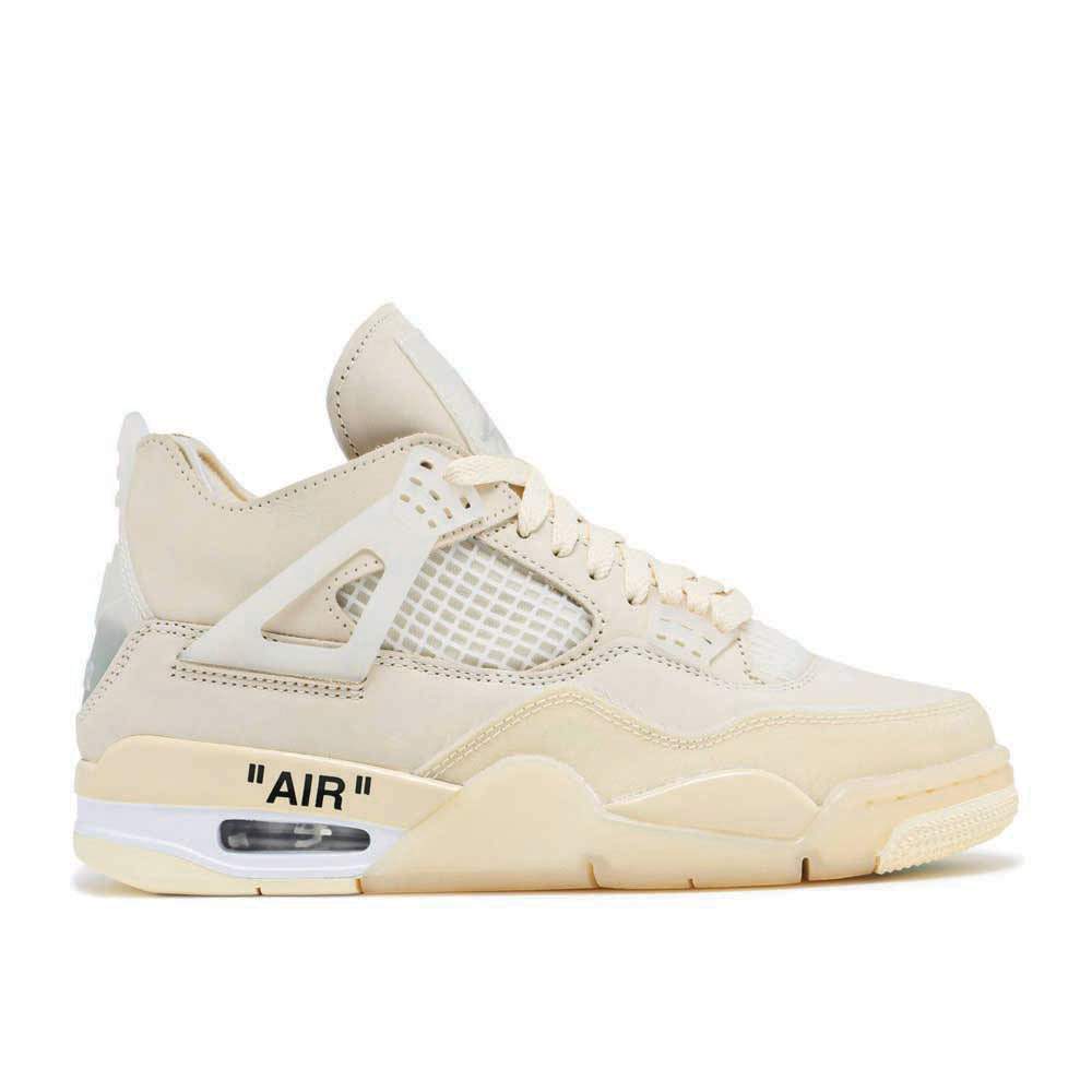 Off-White x Air Jordan 4 SP 'Sail' Sneaker - product image from the listing.