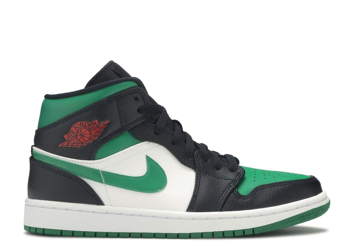 Air Jordan 1 Mid 'Pine Green' Sneaker - product image from the listing.