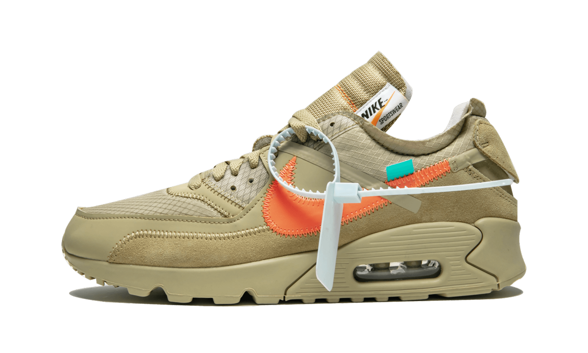 "Off-White / Desert Ore" The 10: Air Max 90 AA7293 200 - product image from the listing.