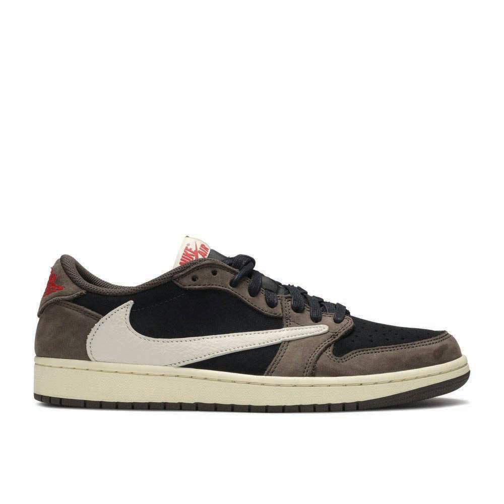 Travis Scott x Air Jordan 1 Low 'Mocha' Sneaker - product image from the listing.