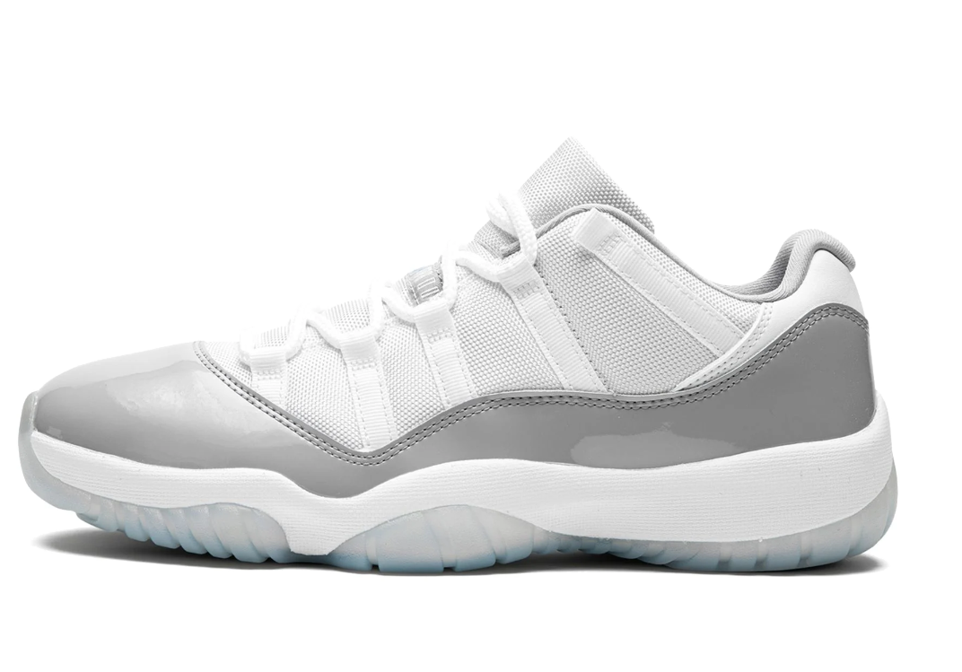 GS - Air Jordan 11 low Cement Grey - product image from the listing.