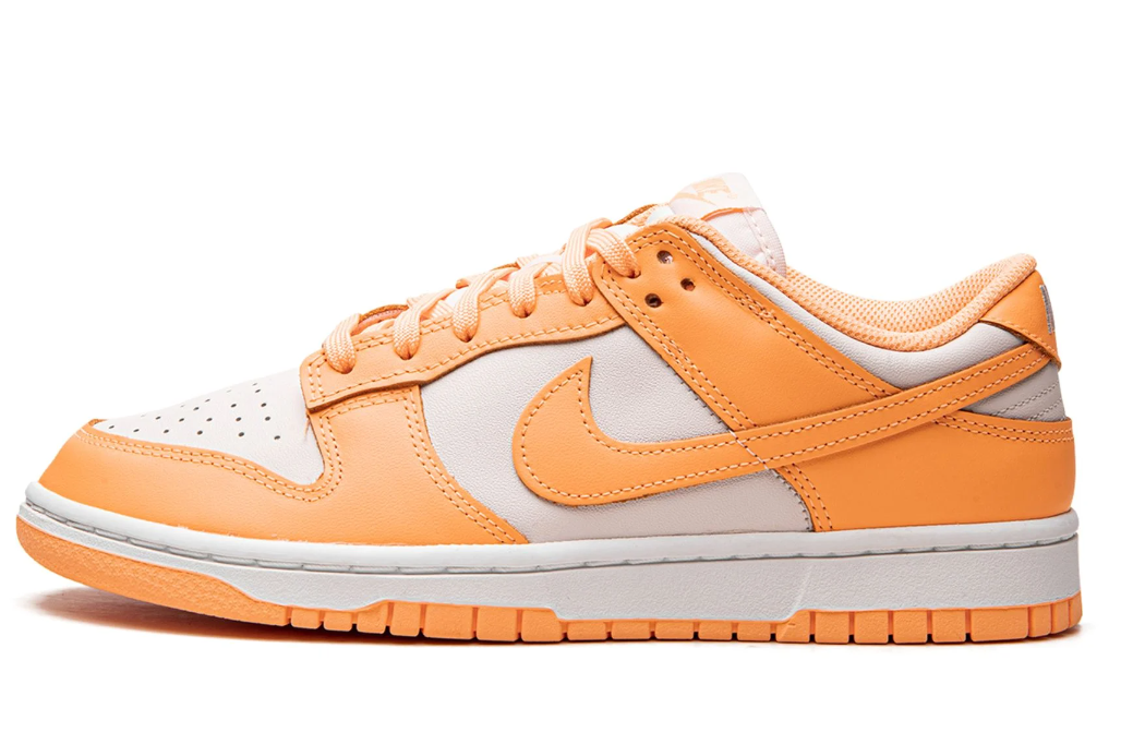 Nike Dunk Low in Peach Cream - product image from the listing.