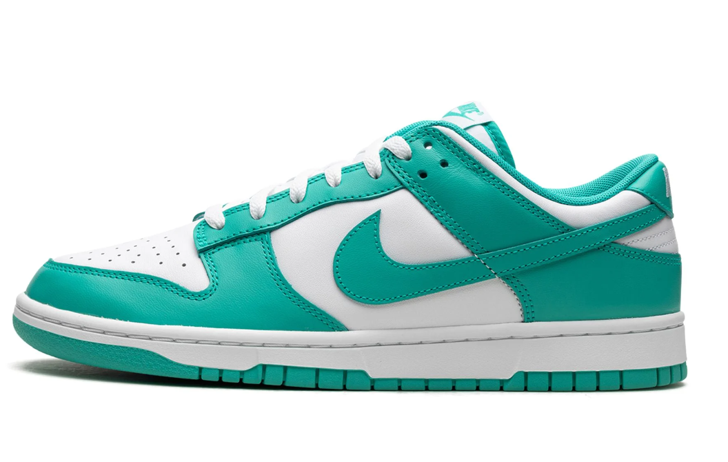 Nike Dunk Low Clear in Jade - product image from the listing.
