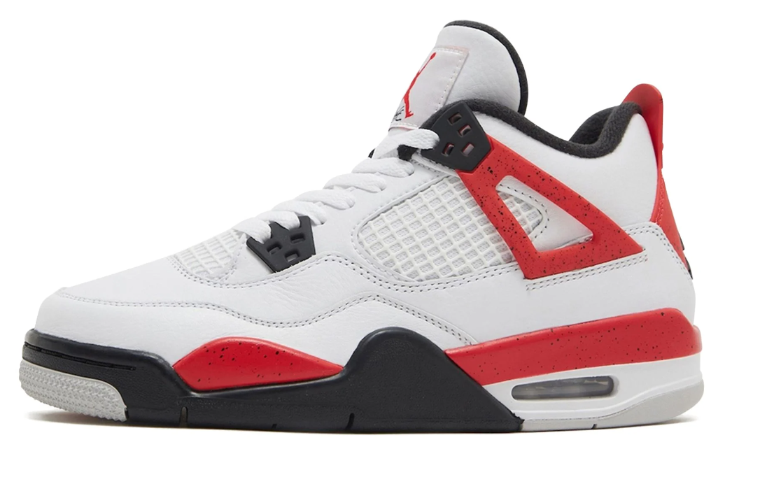 Red Cement - Air Jordan 4 - product photo shown in the listing for this item.