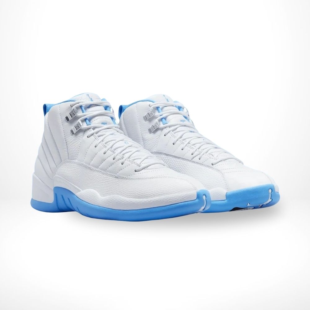 Melo White Blue - Air Jordan 12 Retro 2025 - product image from the listing.