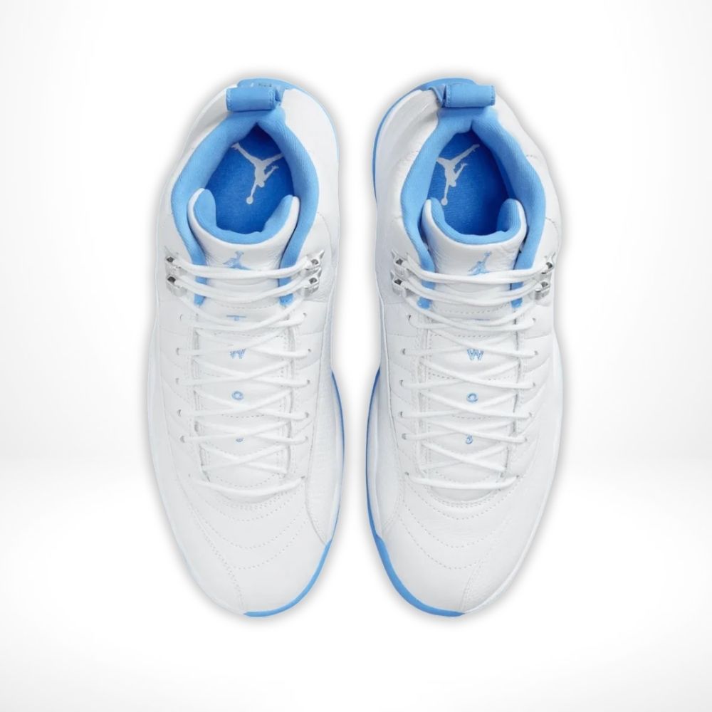 Melo White Blue - Air Jordan 12 Retro 2025 - product image from the listing.
