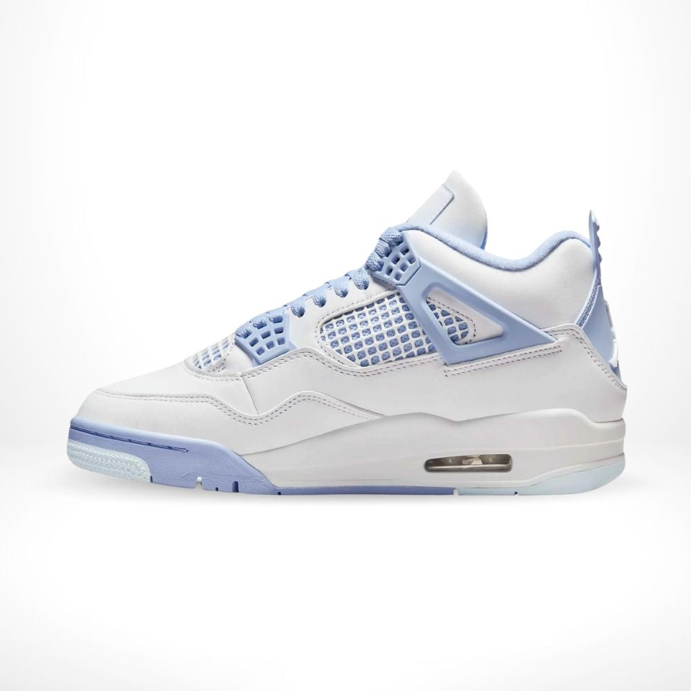 Air Jordan 4 Retro Forget Me Not in White Blue - product image from the listing.