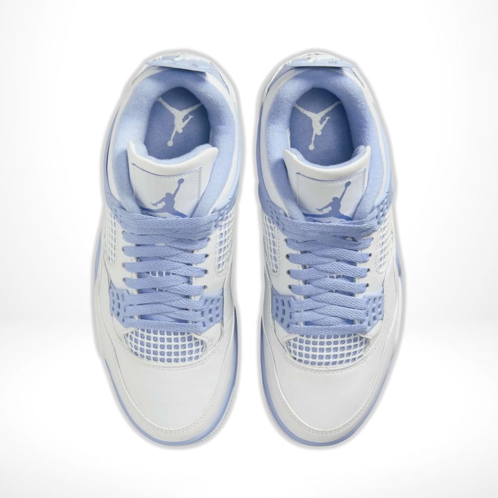 Air Jordan 4 Retro Forget Me Not in White Blue - product image from the listing.