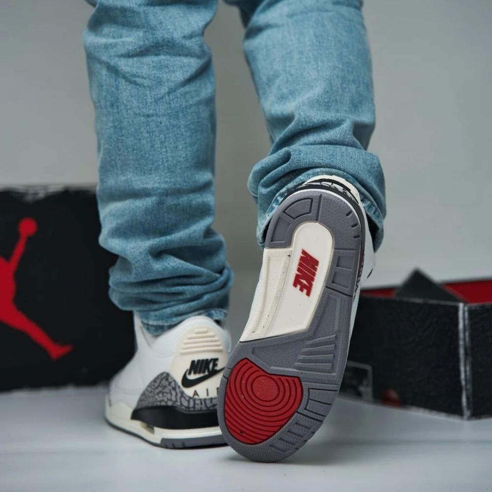 White Cement Reimagined - Air Jordan 3 Retro - product image from the listing.