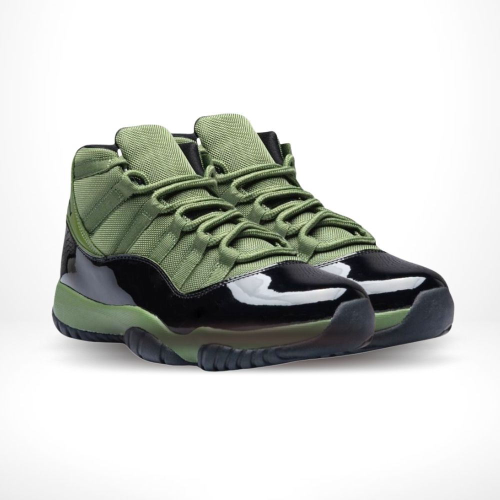 Air Jordan 11 Retro Army in Green - product image from the listing.