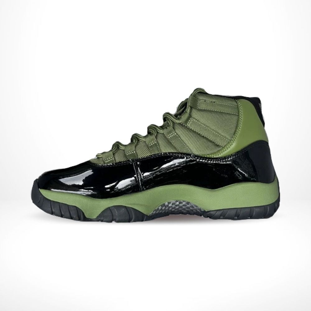 Air Jordan 11 Retro Army in Green - product image from the listing.