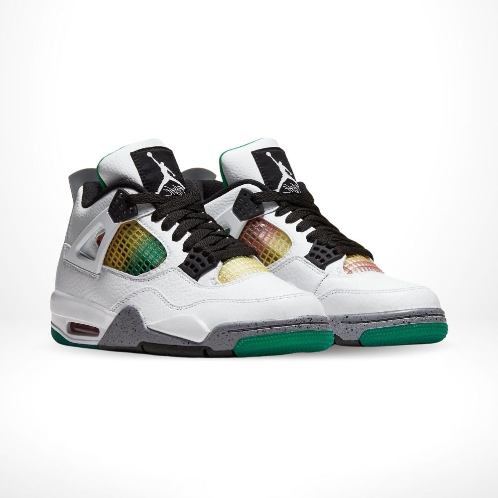 Lucid Green Rasta - Air Jordan 4 Retro - product image from the listing.