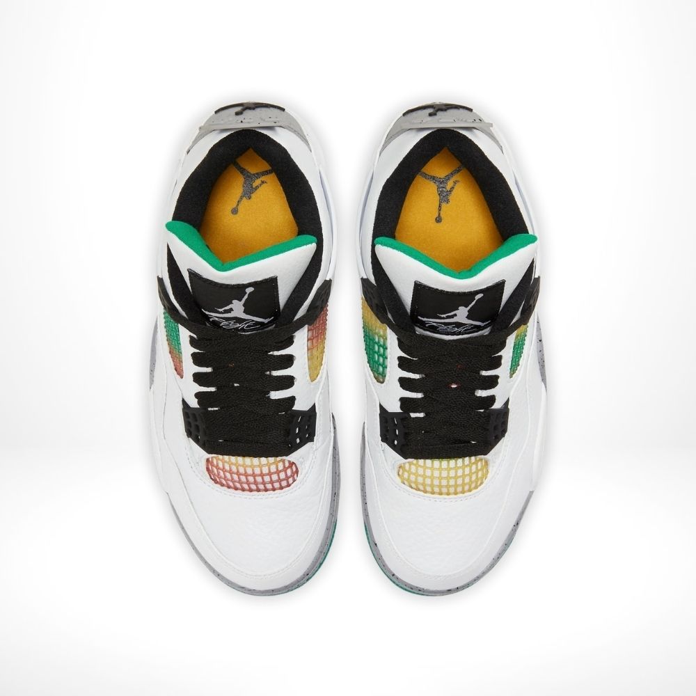 Lucid Green Rasta - Air Jordan 4 Retro - product image from the listing.