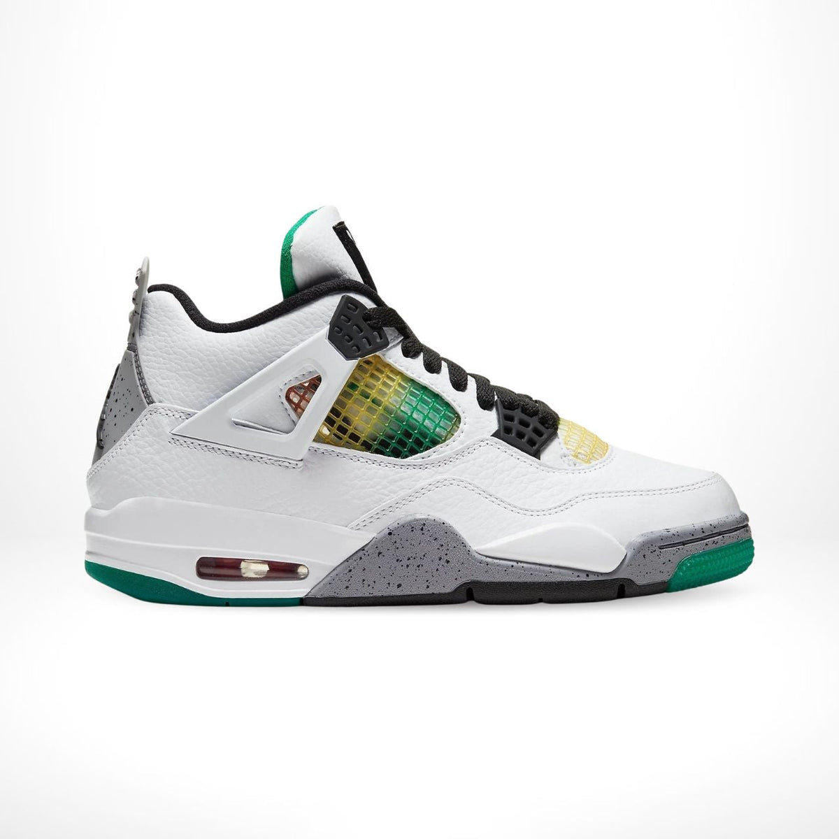 Lucid Green Rasta - Air Jordan 4 Retro - product image from the listing.