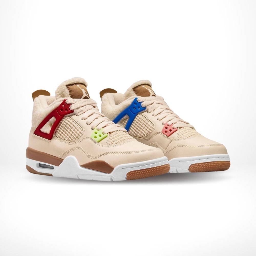 Air Jordan 4 Retro Wild Things in Pearl White - product image from the listing.