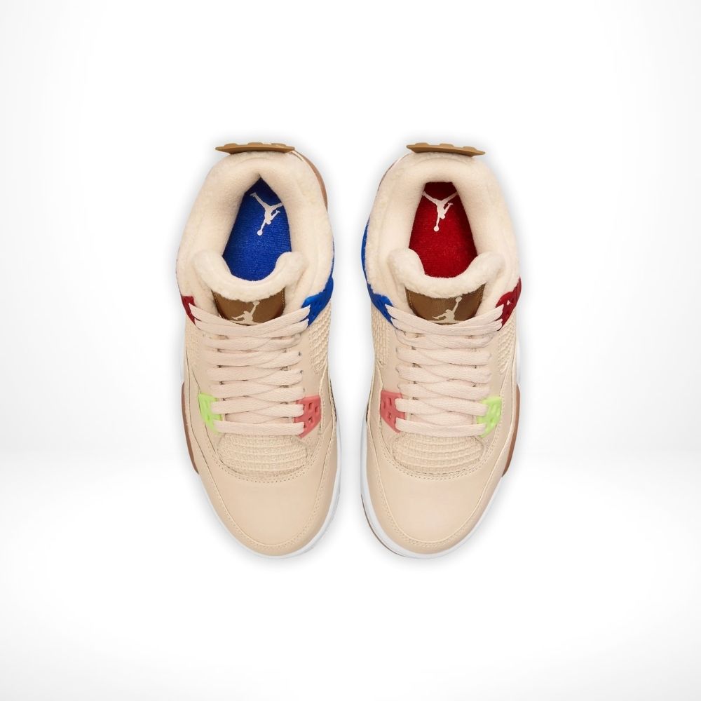 Air Jordan 4 Retro Wild Things in Pearl White - product image from the listing.