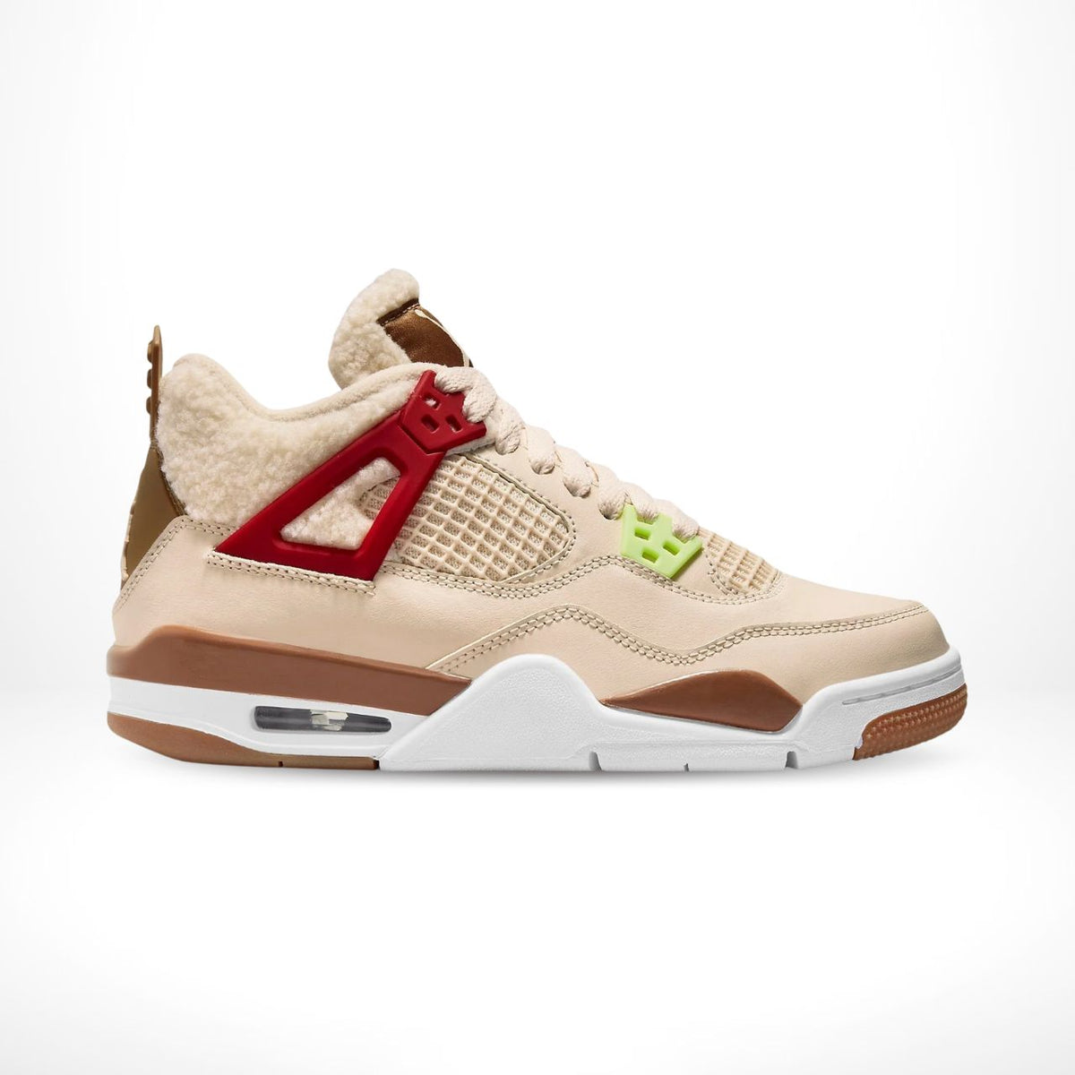 Air Jordan 4 Retro Wild Things in Pearl White - product image from the listing.