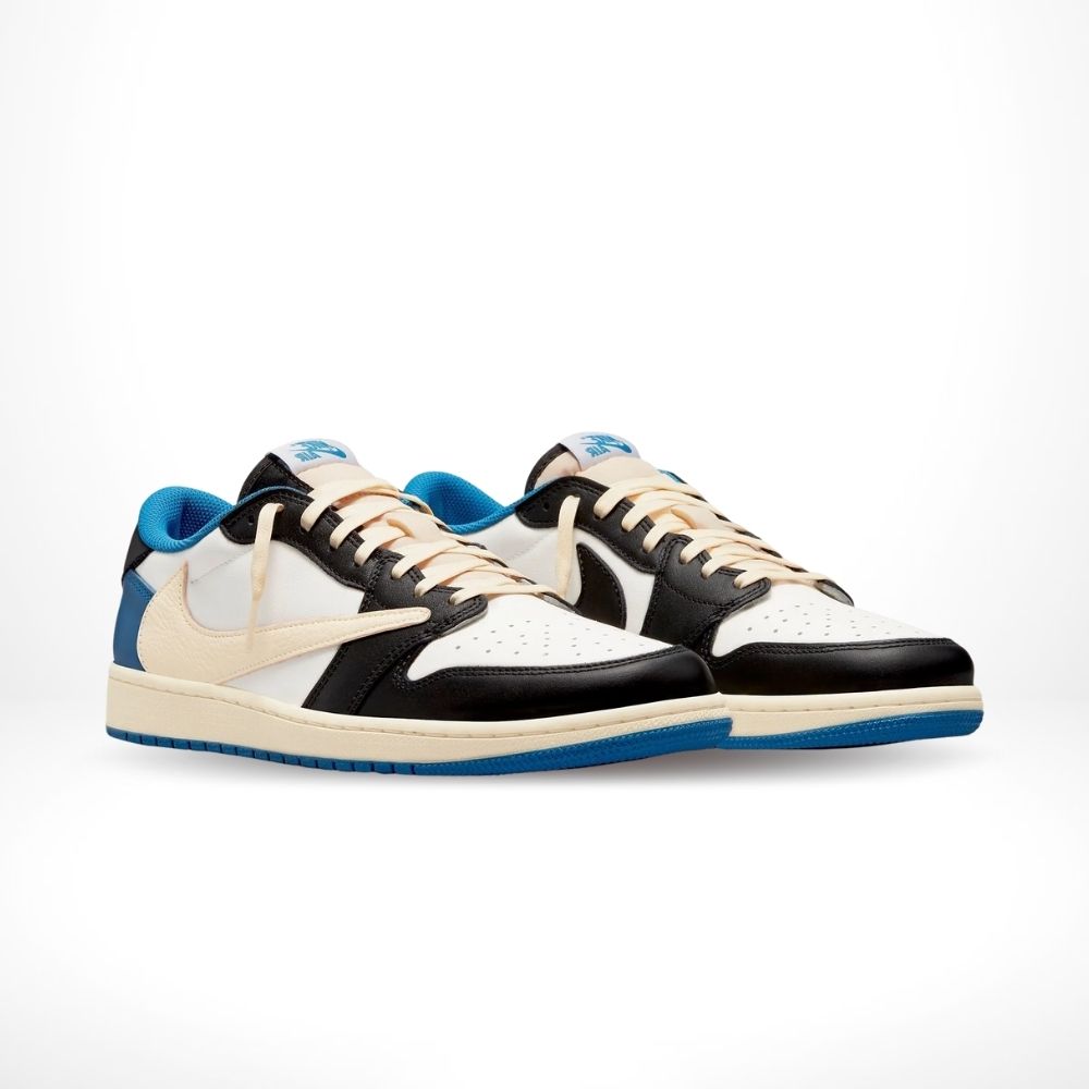X Travis Scott X Fragment Royal Blue SP - Air Jordan 1 Retro Low OG - product image from the listing.