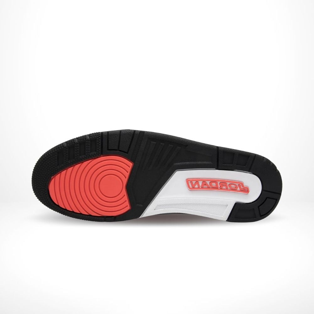 Air Jordan 3 Retro Infrared 23 in White Grey - product image from the listing.