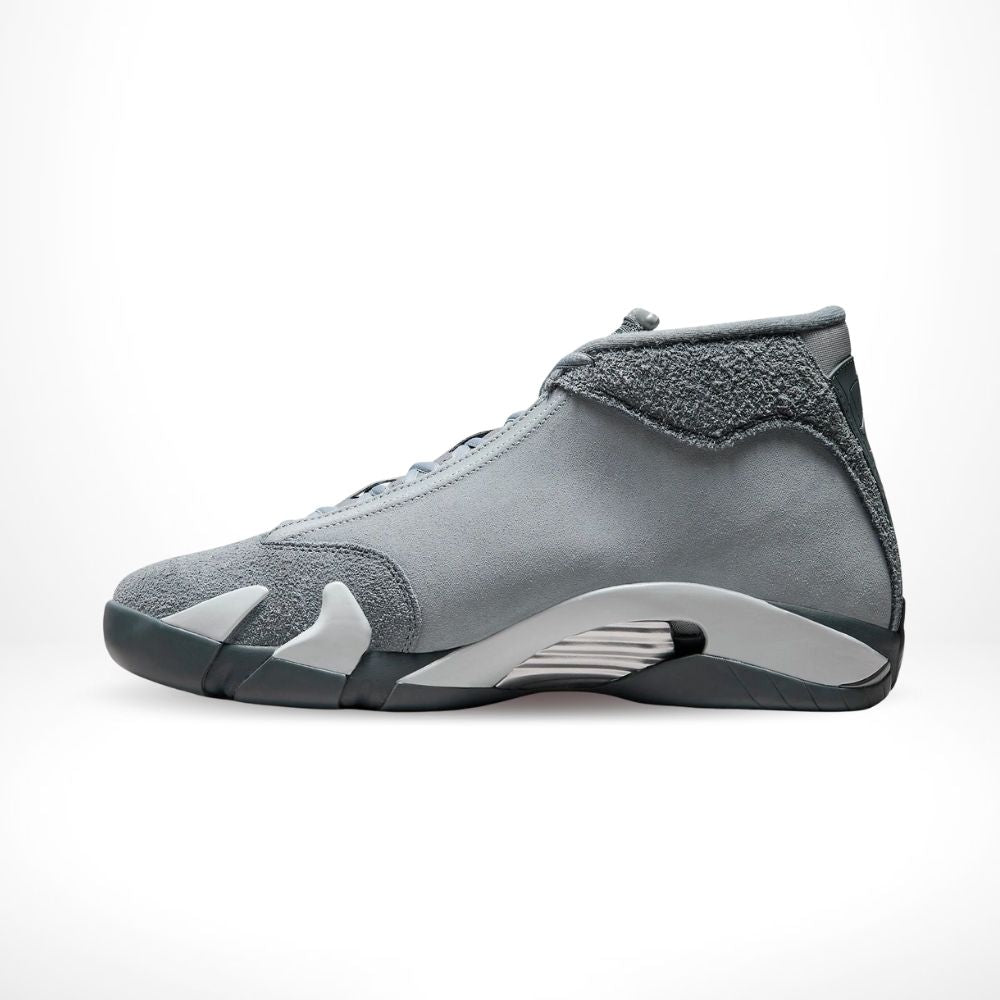Air Jordan 14 Retro Flint in Grey - product image from the listing.