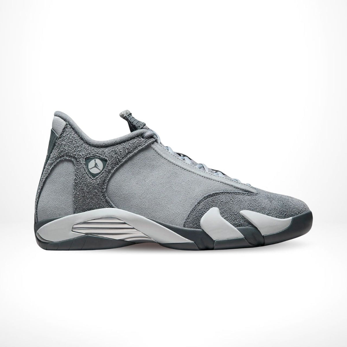 Air Jordan 14 Retro Flint in Grey - product image from the listing.