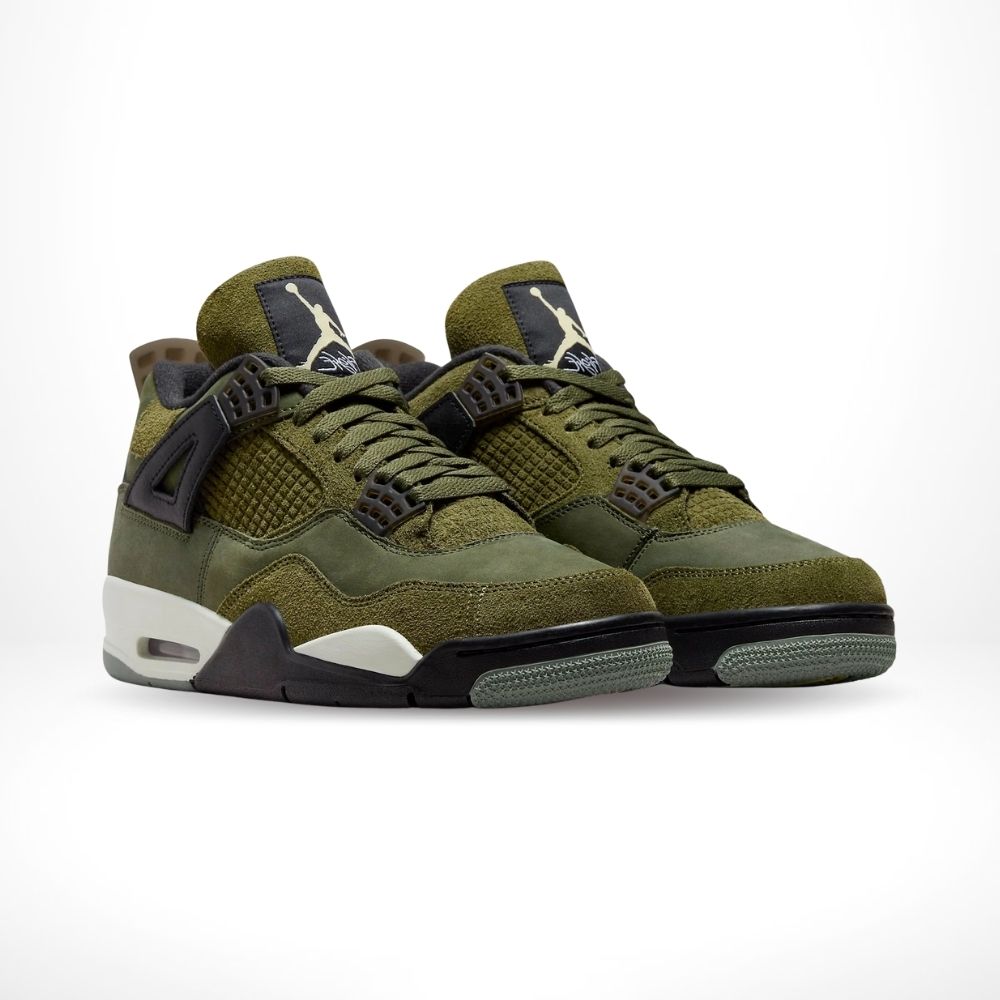 Medium Olive Canvas SE - Air Jordan 4 Retro Craft - product image from the listing.