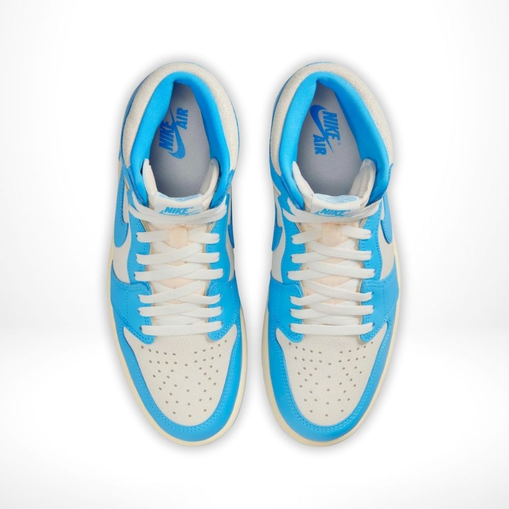 Air Jordan Retro 1 High OG UNC Reimagined in University Blue - product image from the listing.