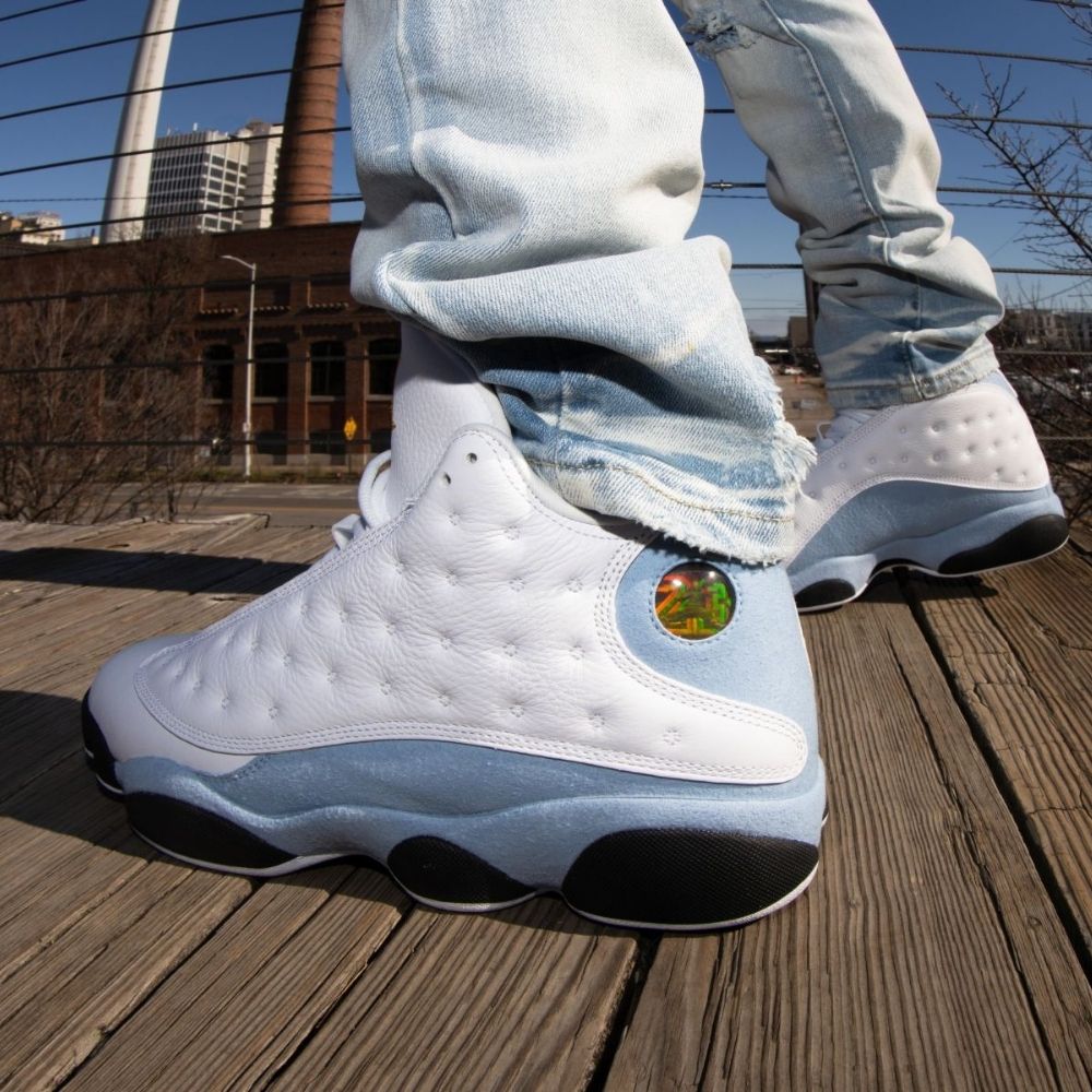 Air Jordan 13 Retro Ochre in Blue - product image from the listing.