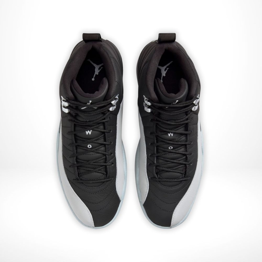 Air Jordan 12 Retro Barons in Black Wolf Grey - product image from the listing.