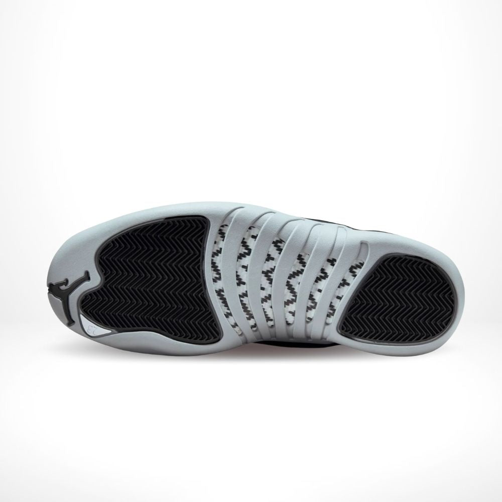Air Jordan 12 Retro Barons in Black Wolf Grey - product image from the listing.