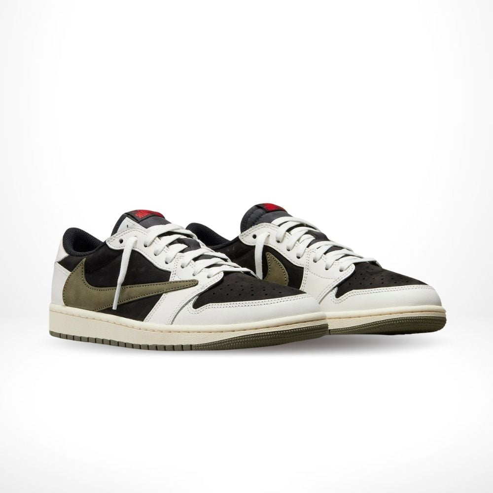 X Travis Scott Olive Sail SP - Air Jordan 1 Low OG - product image from the listing.