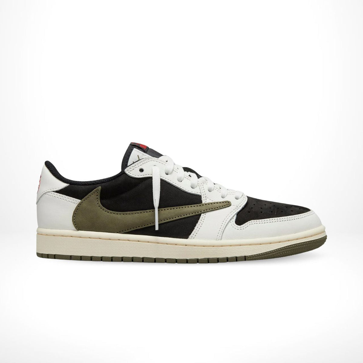 X Travis Scott Olive Sail SP - Air Jordan 1 Low OG - product image from the listing.