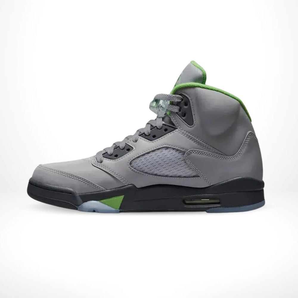 Air Jordan 5 Retro Green Been Flint in Grey - product image from the listing.