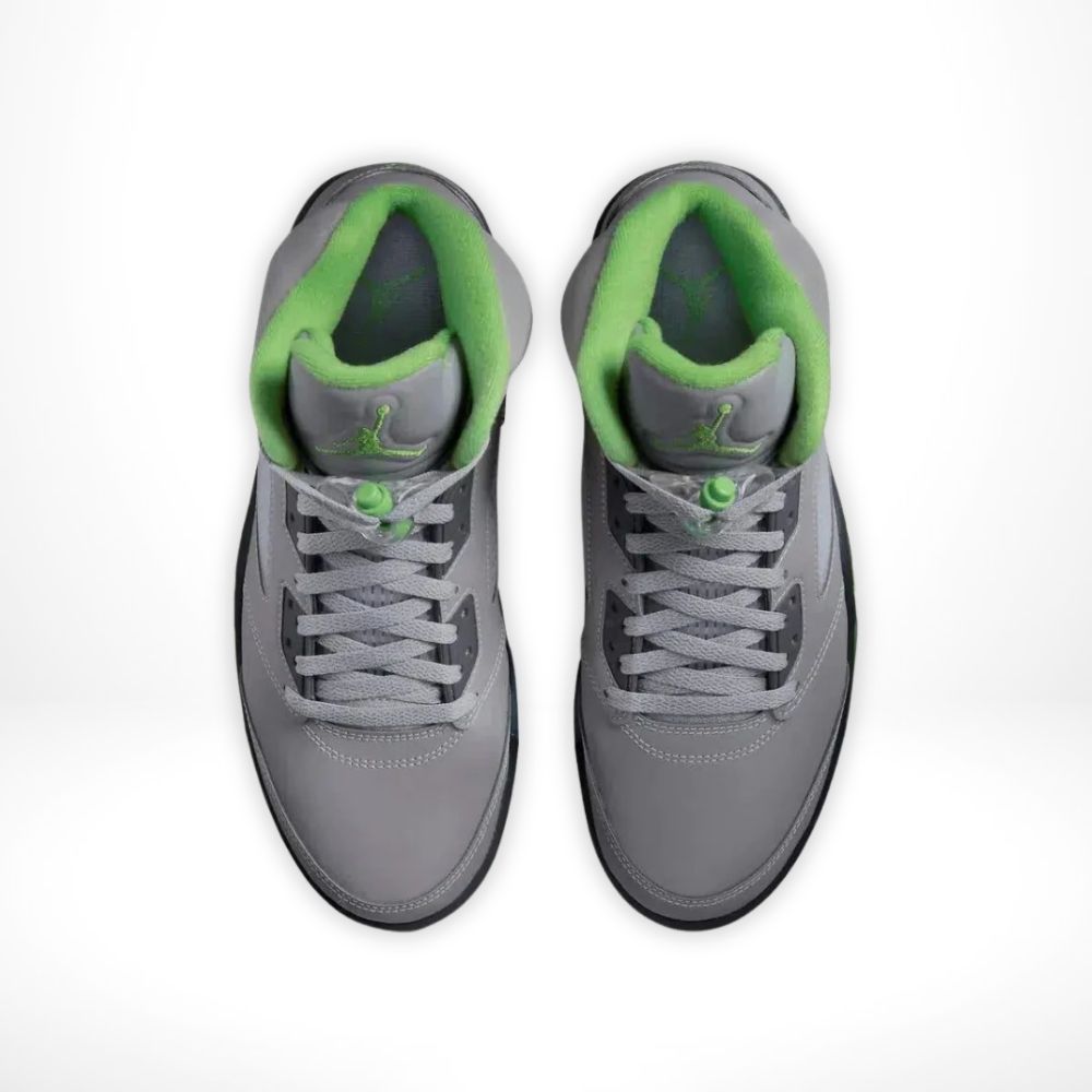 Air Jordan 5 Retro Green Been Flint in Grey - product image from the listing.