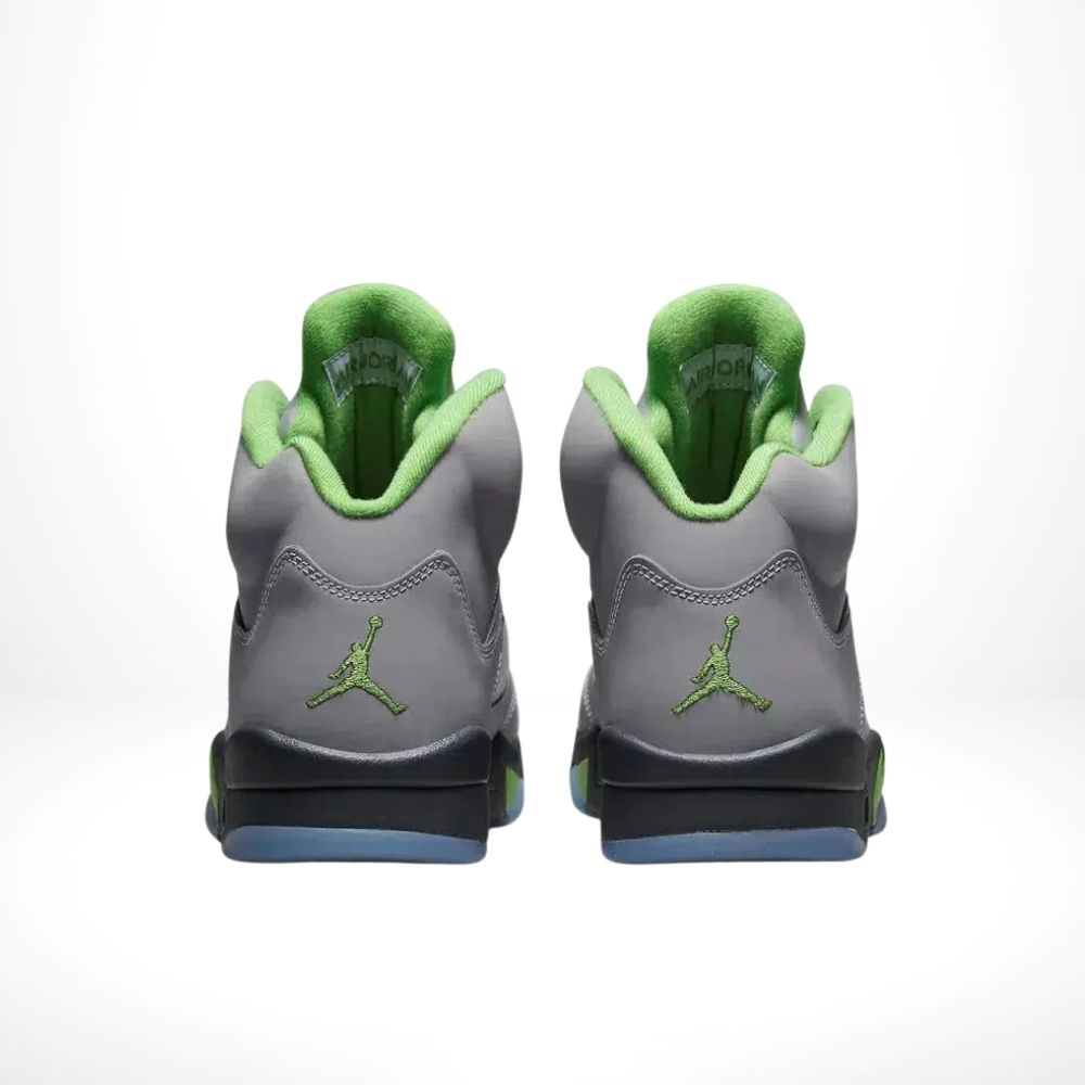 Air Jordan 5 Retro Green Been Flint in Grey - product image from the listing.
