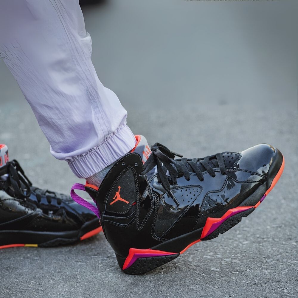 Air Jordan 7 Retro Patent in Black - product image from the listing.