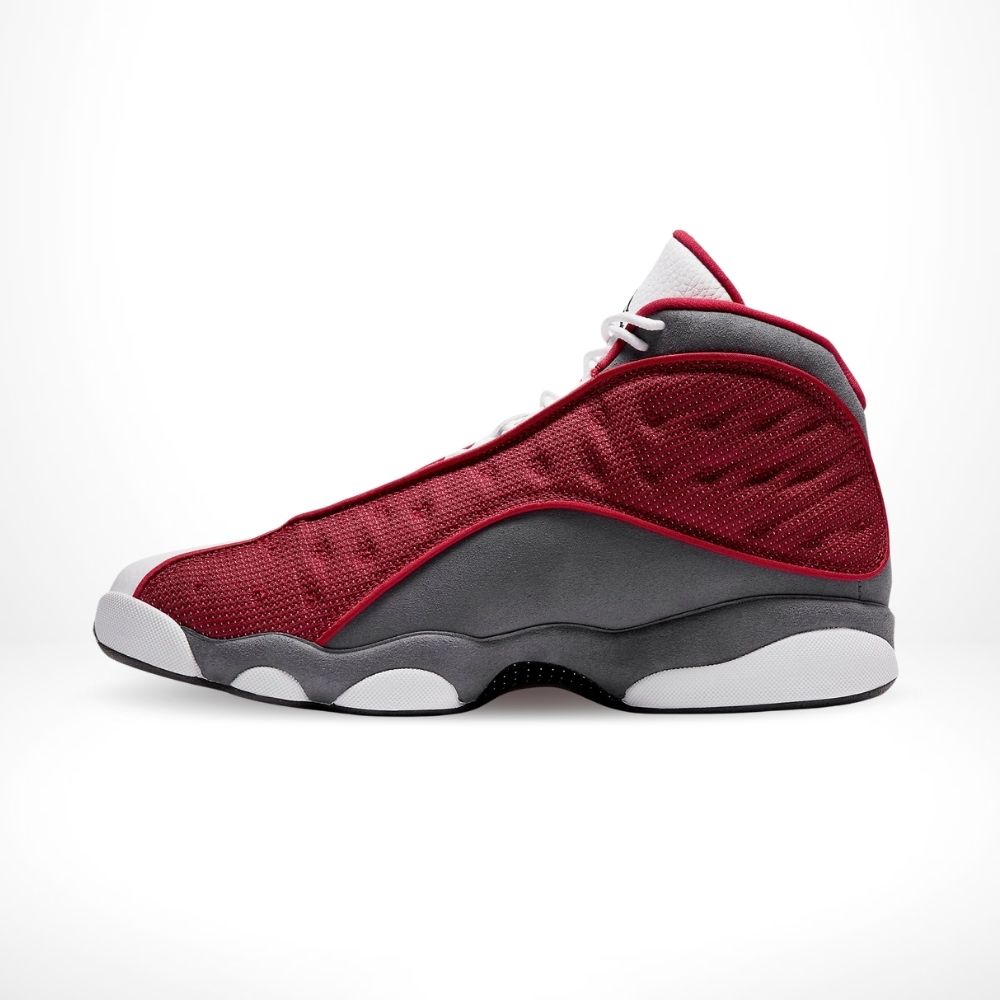Air Jordan 13 Retro Red Flint in Grey - product image from the listing.