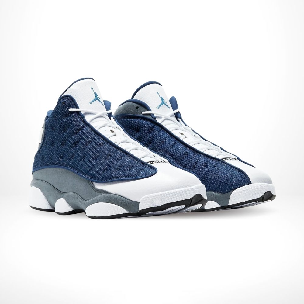 Air Jordan 13 Retro Flint in Grey Navy - product image from the listing.
