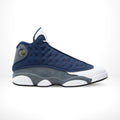 Air Jordan 13 Retro Flint in Grey Navy - product image from the listing.
