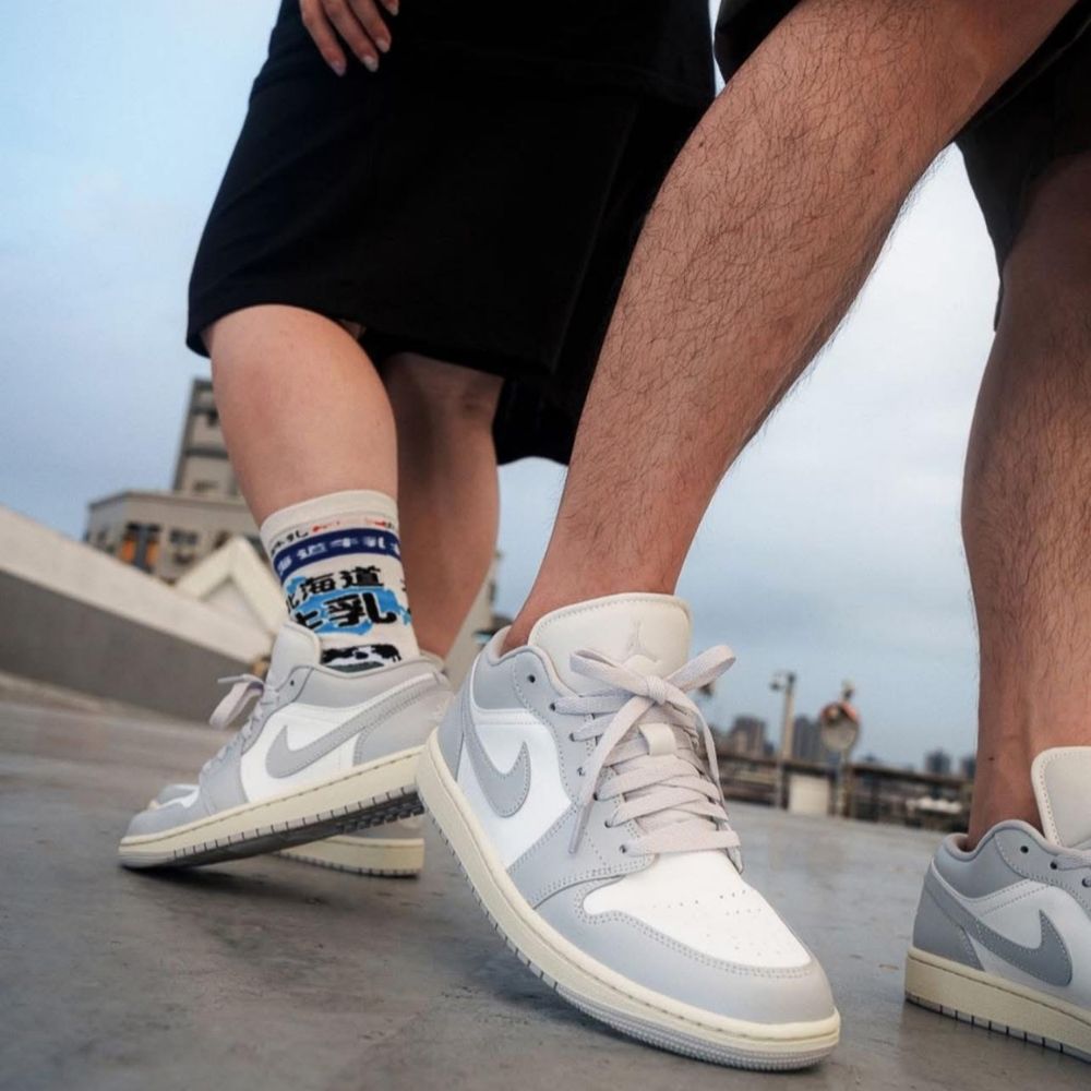 Air Jordan 1 Low in Wolf Grey - product image from the listing.