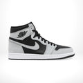 Air Jordan 1 Retro High OG Shadow 2.0 in Black Grey - product image from the listing.