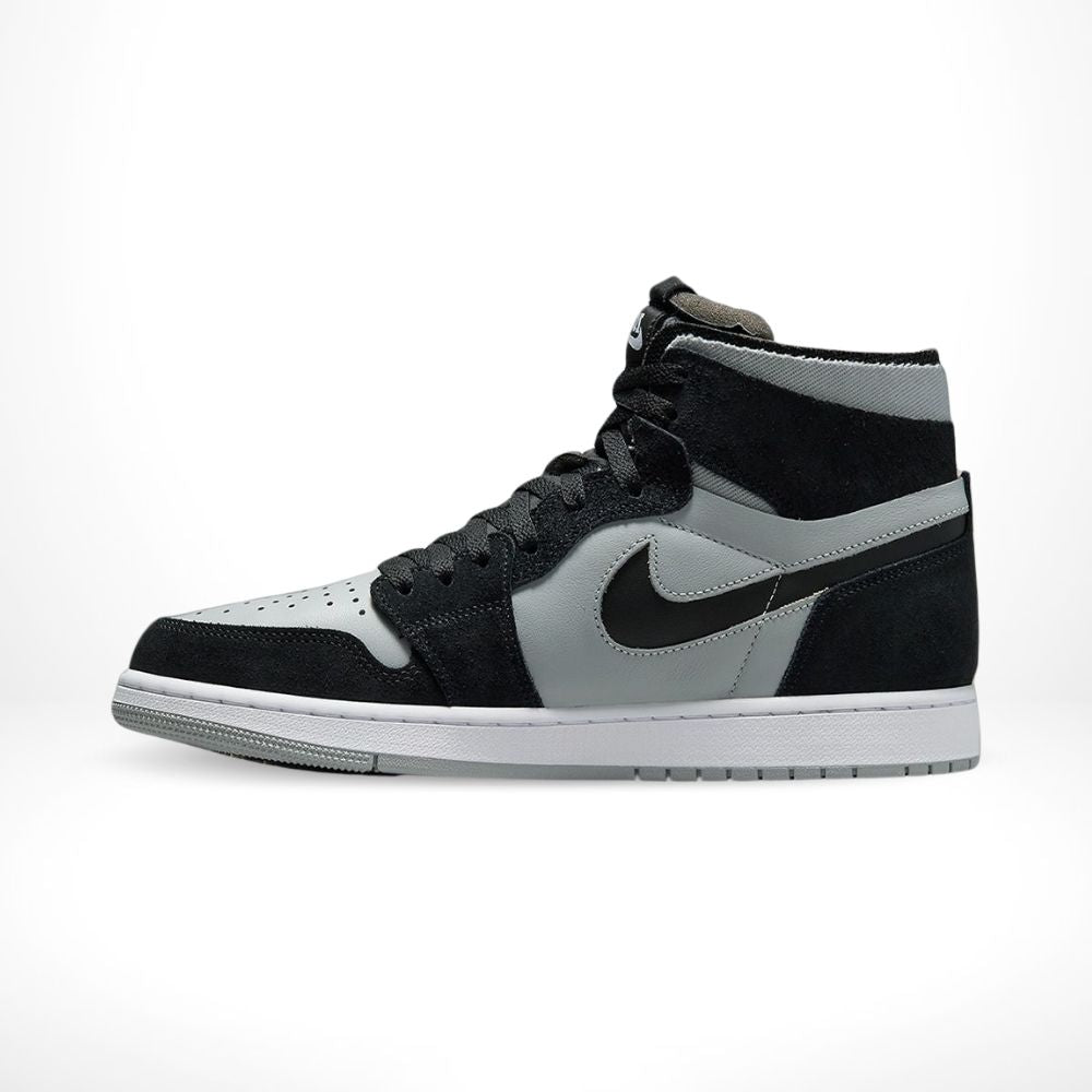 Air Jordan 1 High Zoom CMFT in Black Light Smoke Grey - product image from the listing.