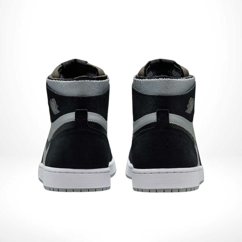 Air Jordan 1 High Zoom CMFT in Black Light Smoke Grey - product image from the listing.