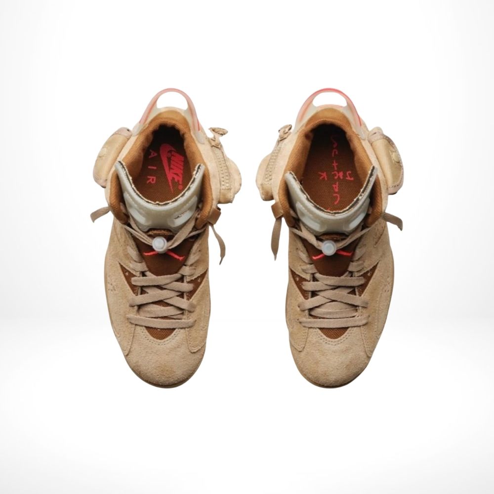 X Travis Scott British Khaki SP - Air Jordan 6 Retro - product image from the listing.