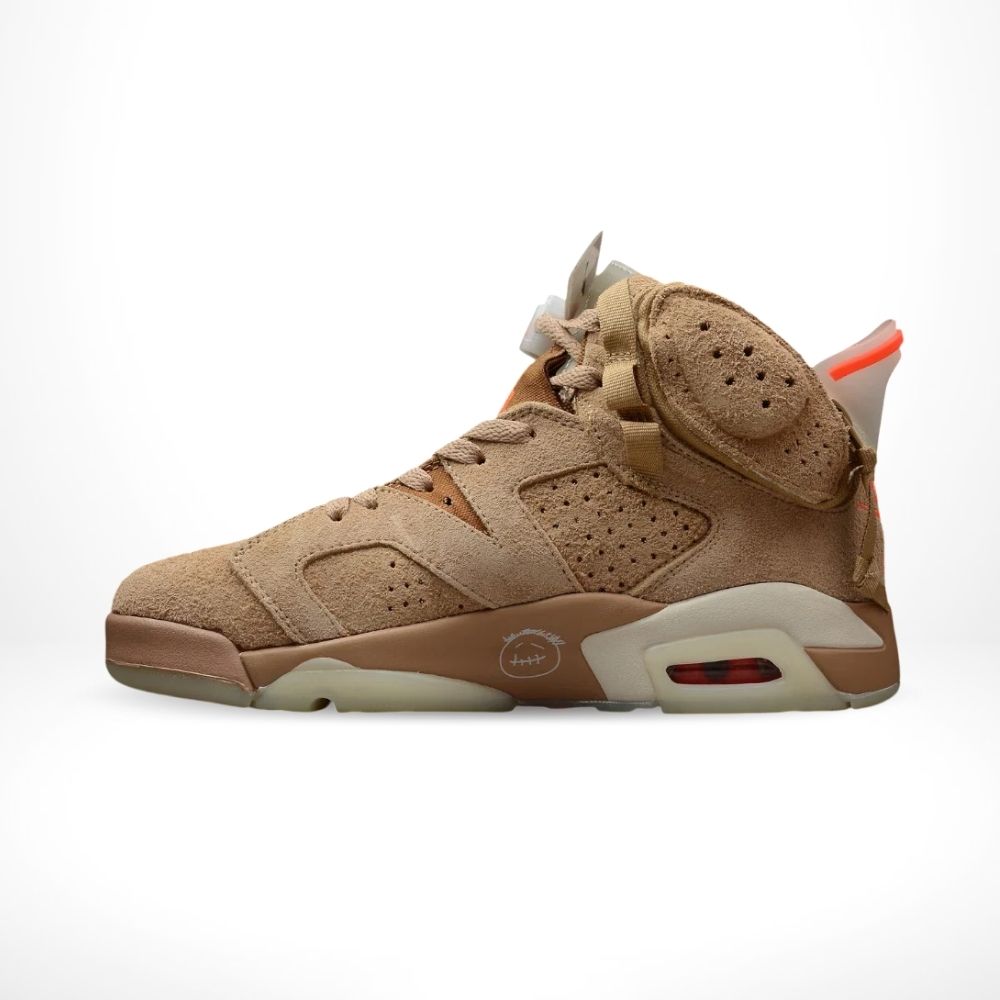 X Travis Scott British Khaki SP - Air Jordan 6 Retro - product image from the listing.