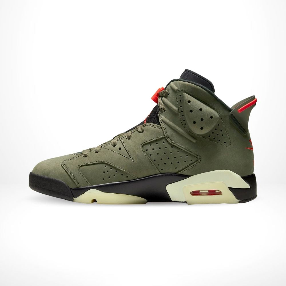X Travis Scott Olive SP - Air Jordan 6 Retro - product image from the listing.