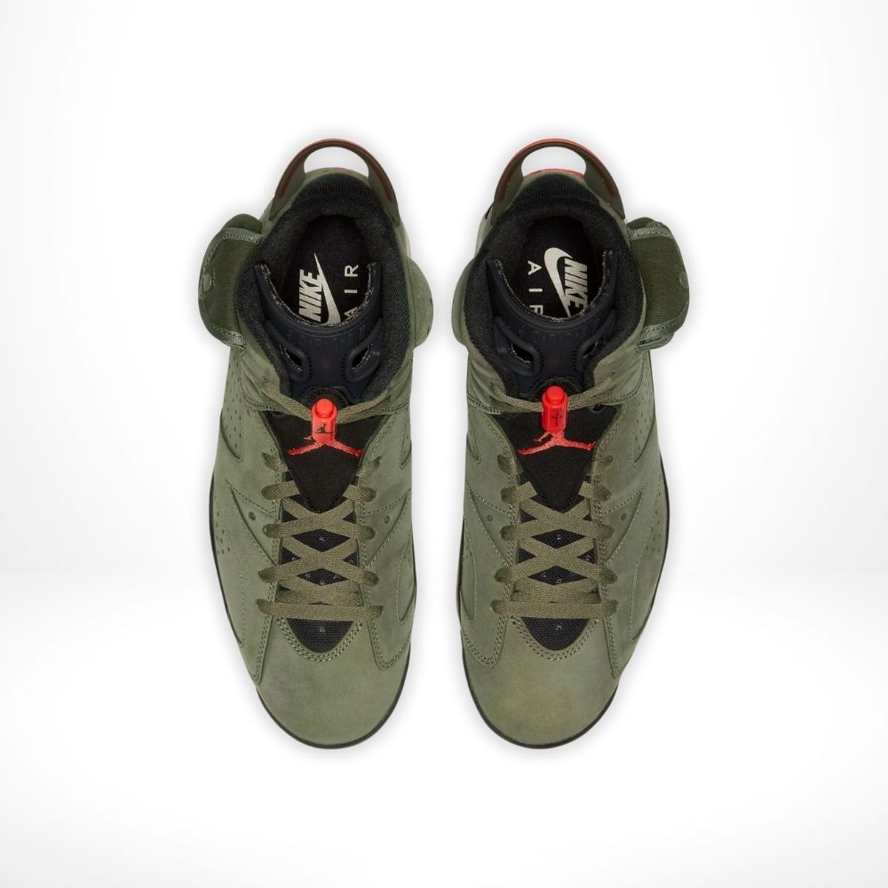 X Travis Scott Olive SP - Air Jordan 6 Retro - product image from the listing.