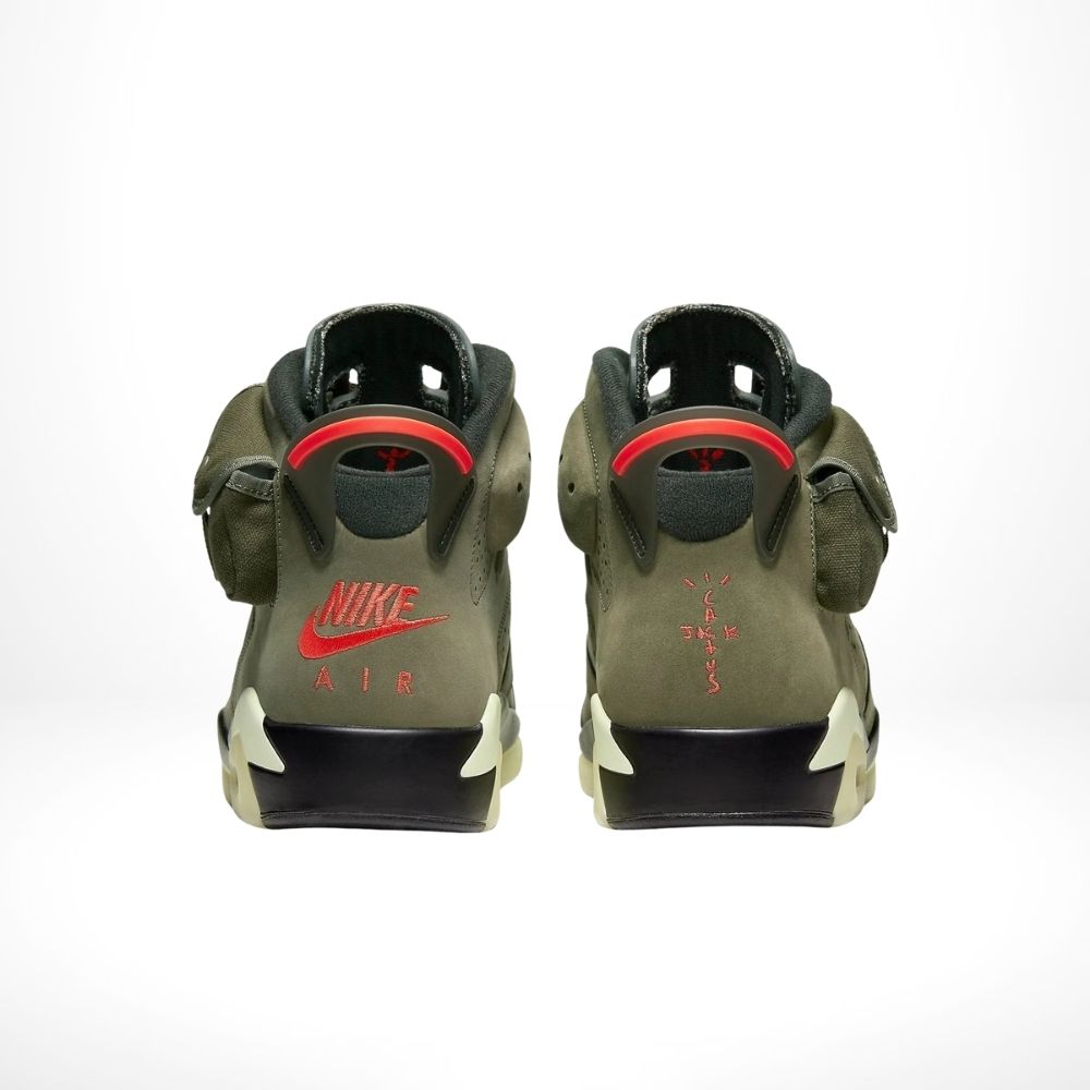 X Travis Scott Olive SP - Air Jordan 6 Retro - product image from the listing.
